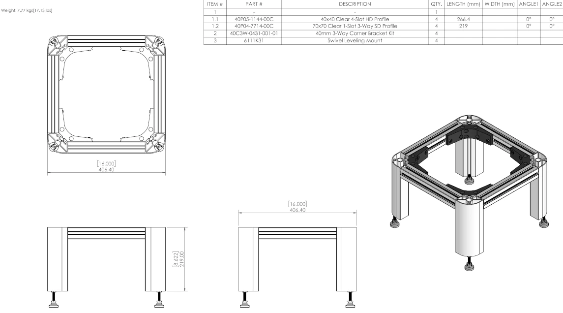 Adjustable-Angle-Brackets_Feedall-Automation_Table-Assembly_Drawing_V2.0