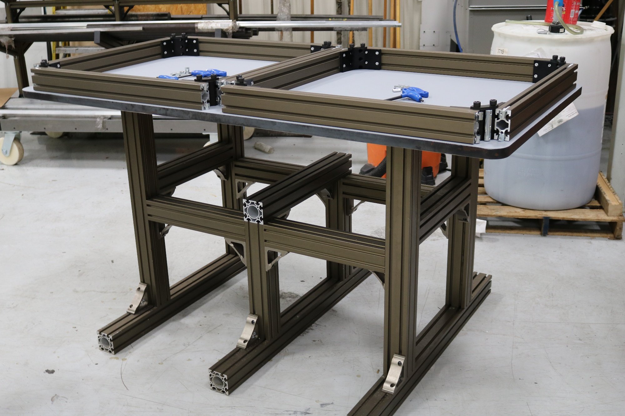 Industrial Machine Bases  Heavy-Duty Aluminum Frames