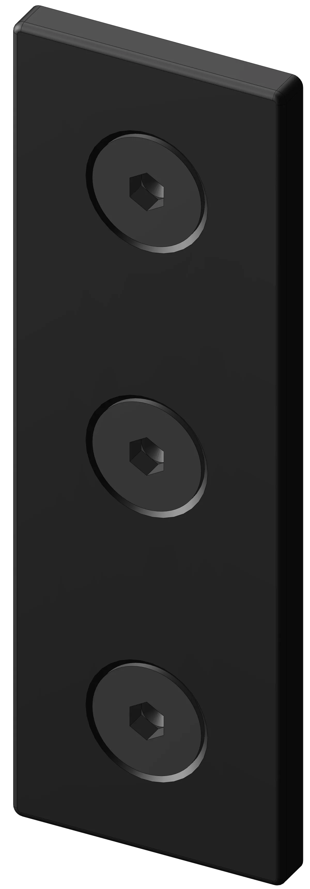 40x120 End Cap Kit - Black
