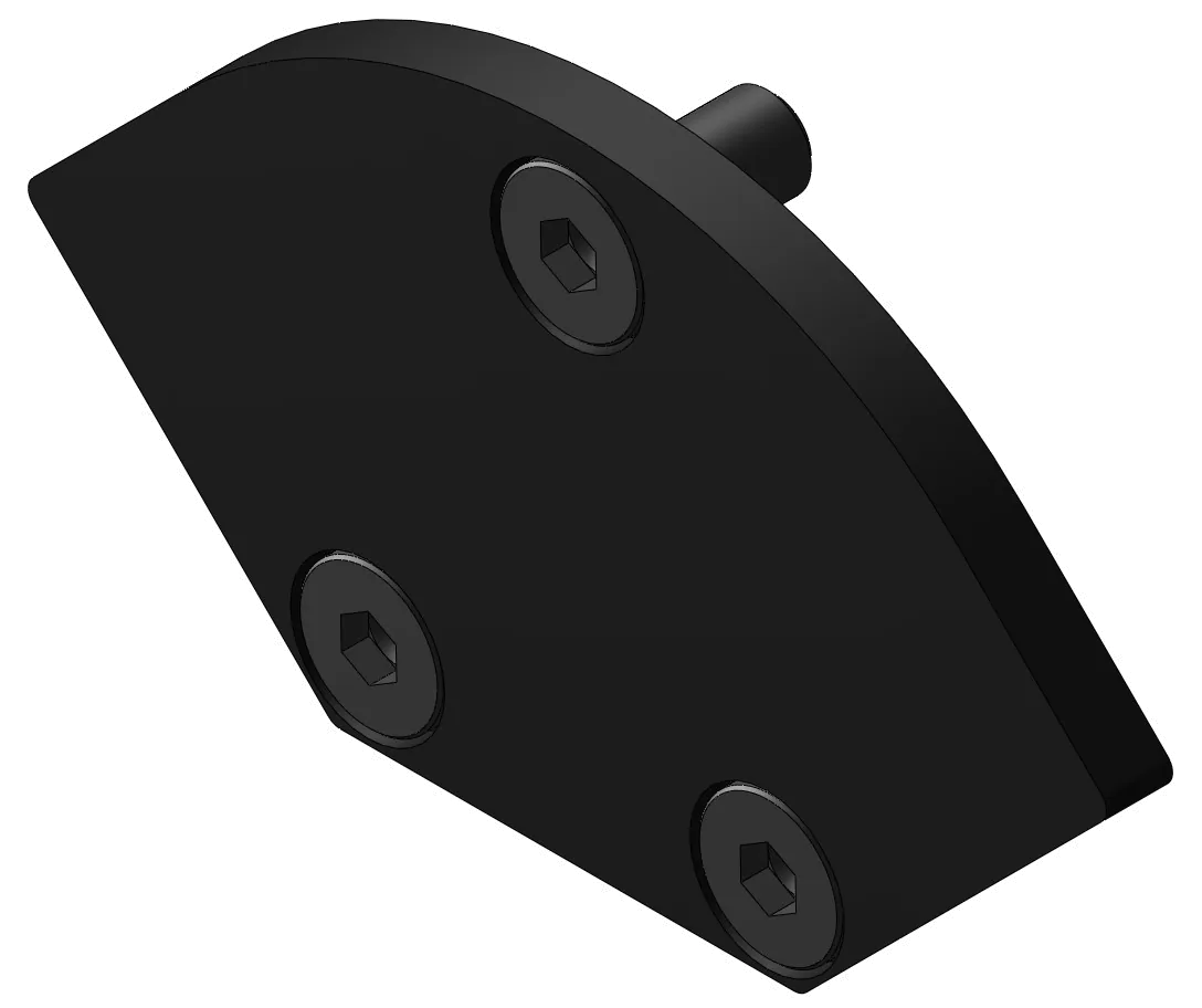 70x70 End Cap Kit - Black