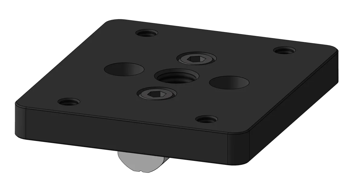 40x80 M16 Stem/HD Plate Caster Profile Mounting Kit
