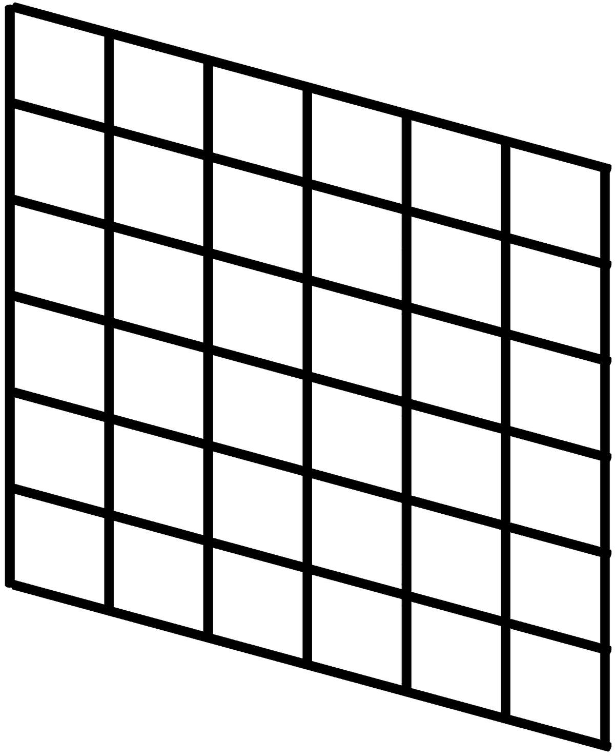 5.6mm Black PVC-Coated 1" Wire Mesh