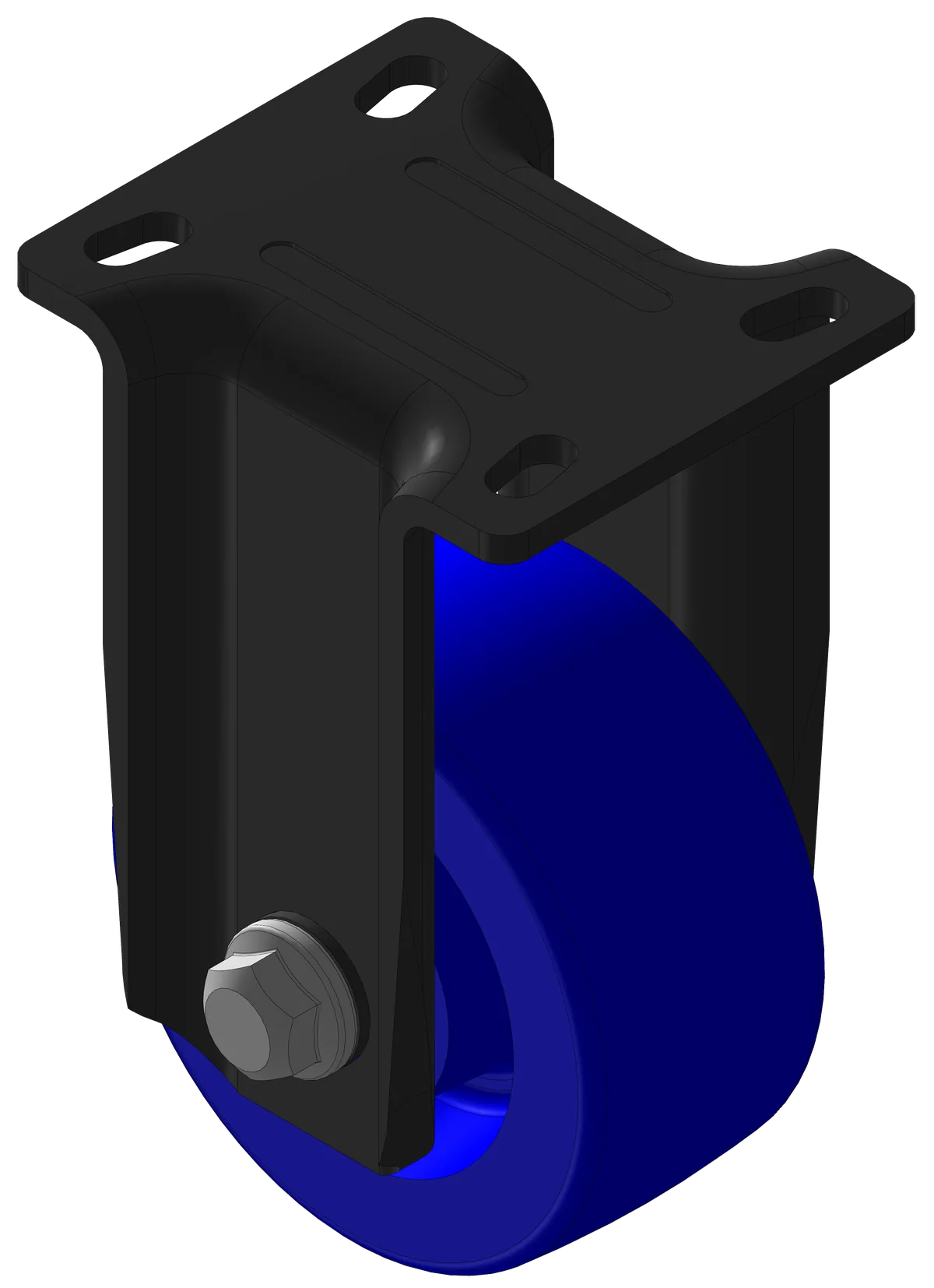 Plate Mt 100mm Fixed Caster (400kg)