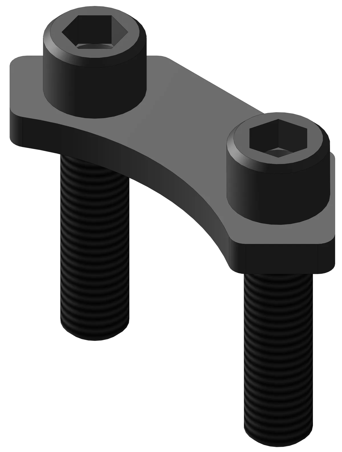 3-Way Corner Bracket Plate Kit 50mm SHCS