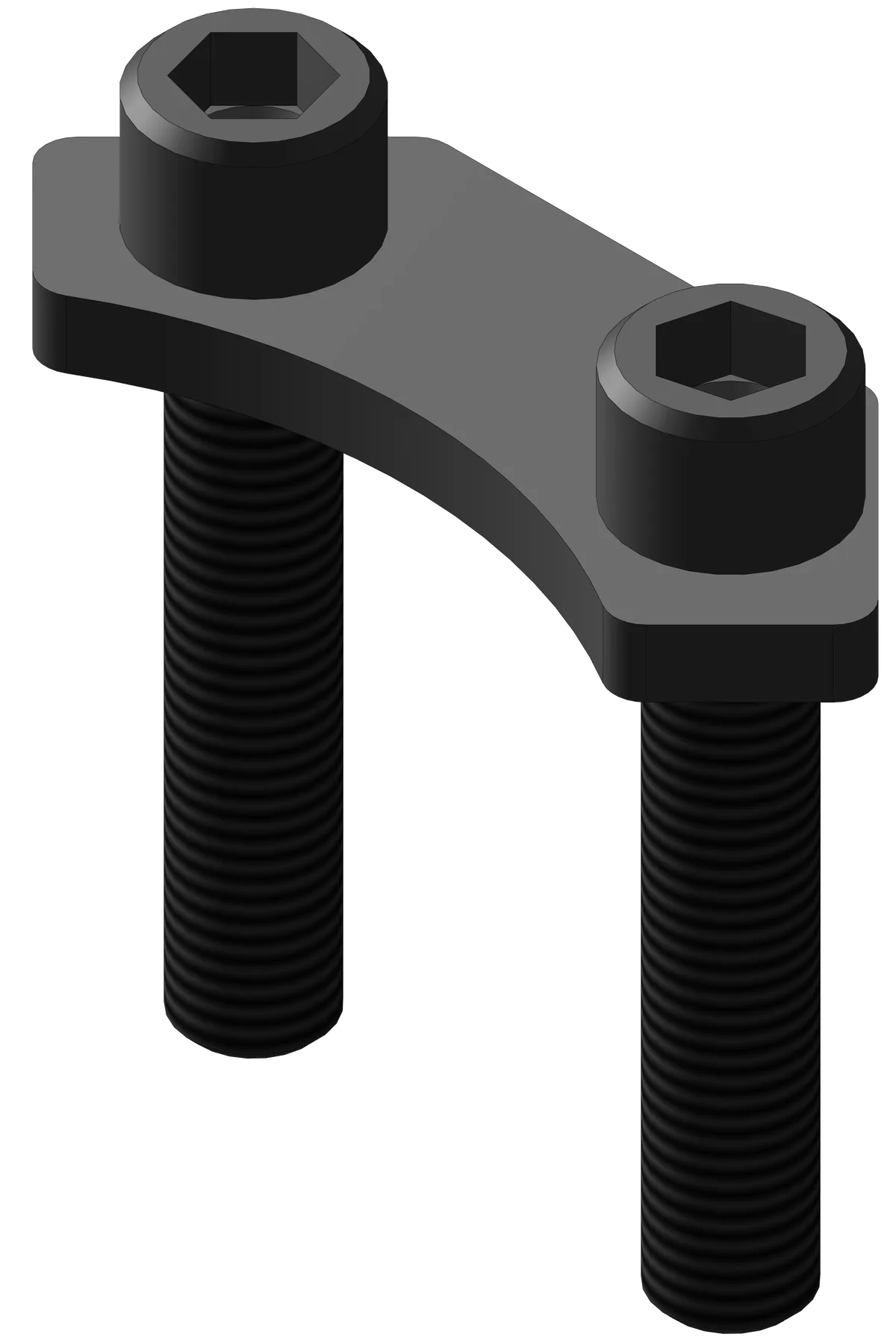 3-Way Corner Bracket Plate Kit 65mm SHCS