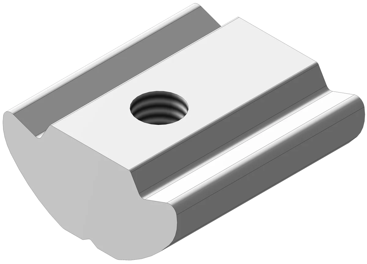 M5x0.8 20mm 1-Hole Std Offset Nut