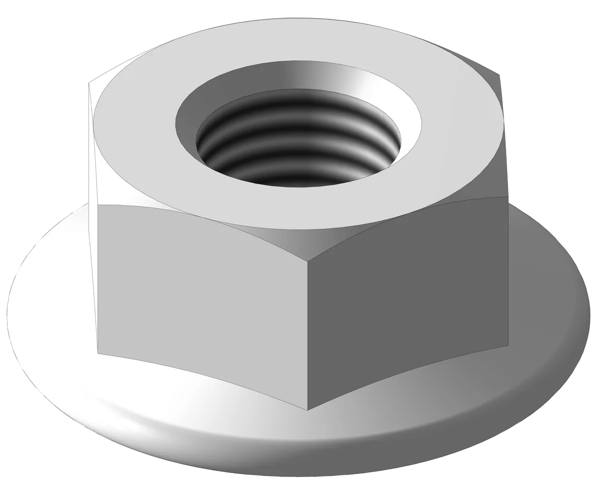 M6x1.0 10.9 Flange Nut