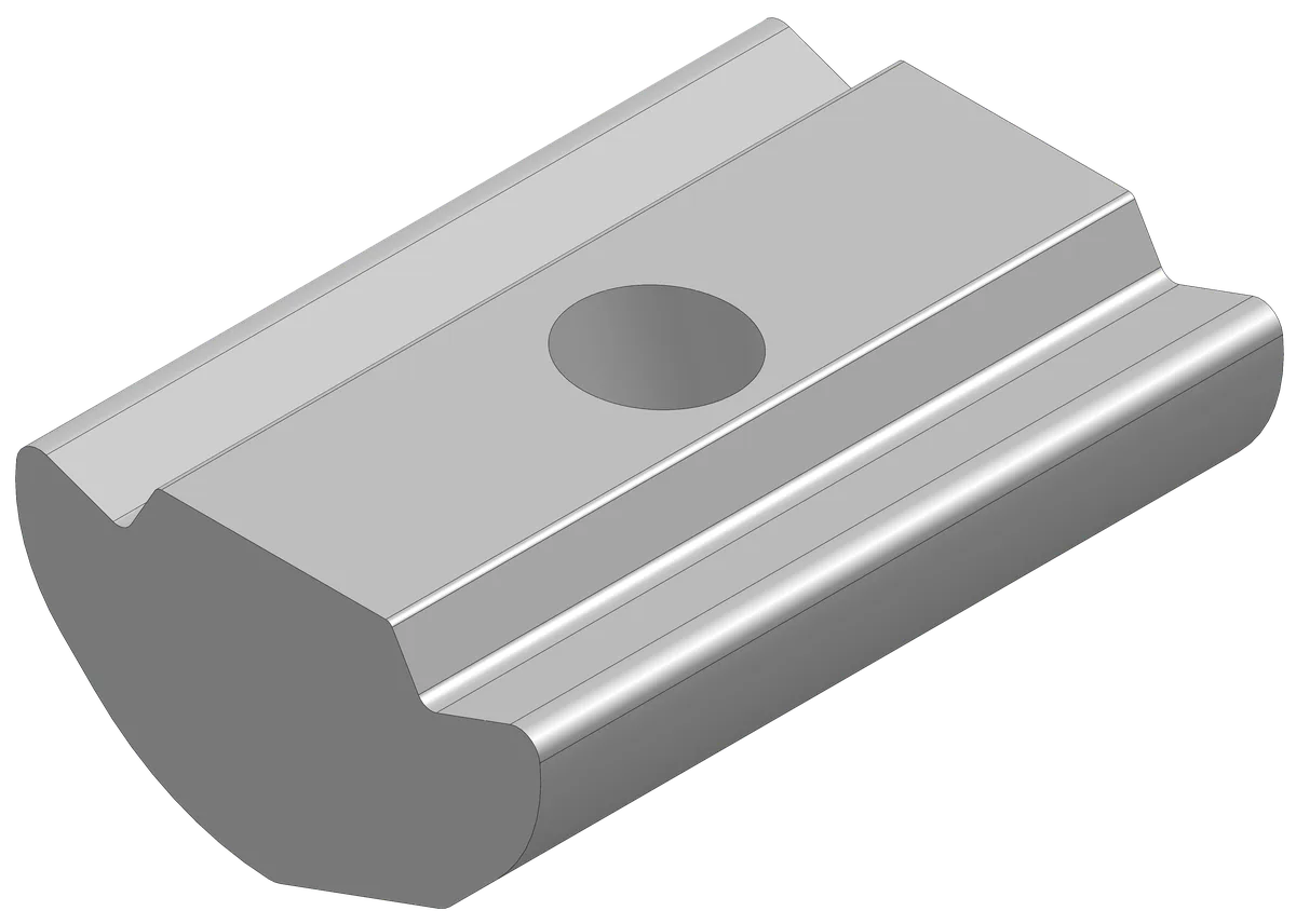 M6x1.0 25mm 1-Hole Angle Nut