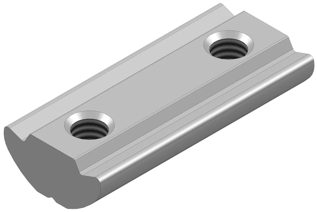 M6x1.0 39mm 2-Hole Std Nut