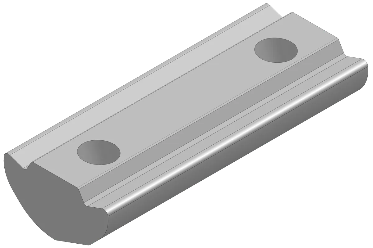 M6x1.0 44mm 2-Hole Angle Nut