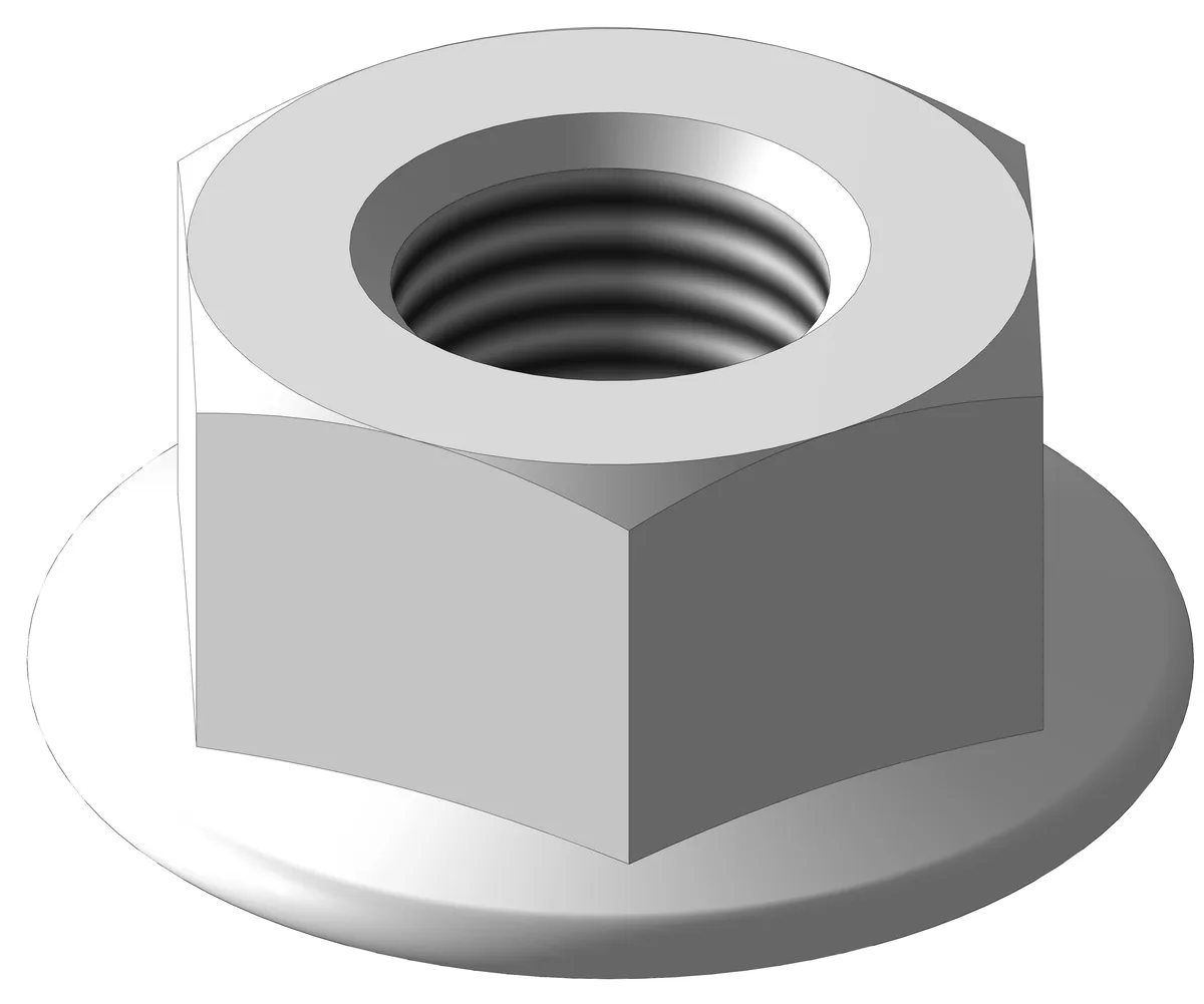 M8x1.25 10.9 Flange Nut