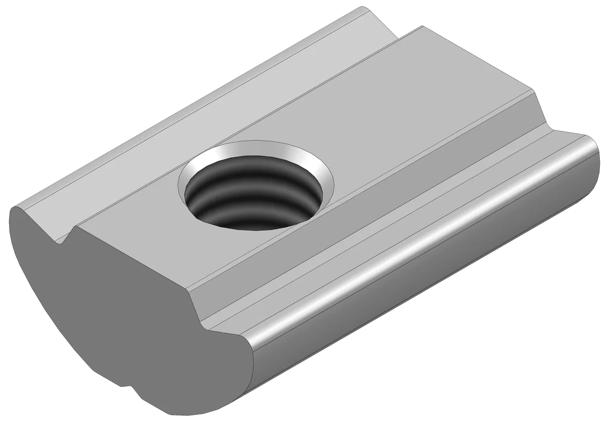 M8x1.25 25mm 1-Hole Std Offset Nut