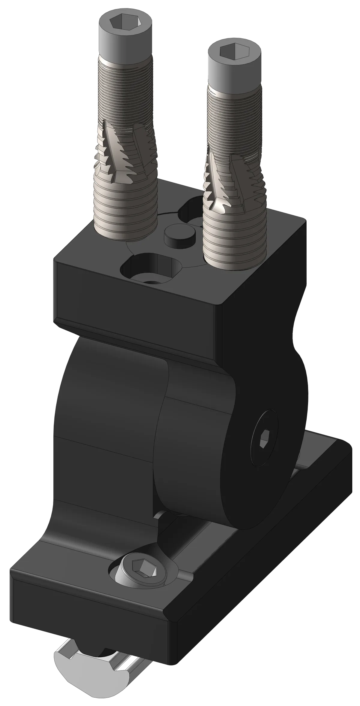 40mm Pivot Bracket Profile Mount to End Mount Kit