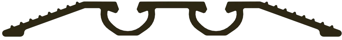 80mm 2-Slot Threshold Profile