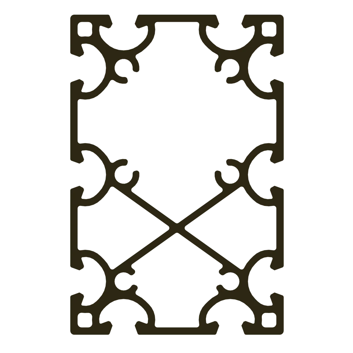 80x120 10-Slot LD Profile